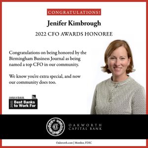 BBJ Names Jenifer Kimbrough Top CFO Award